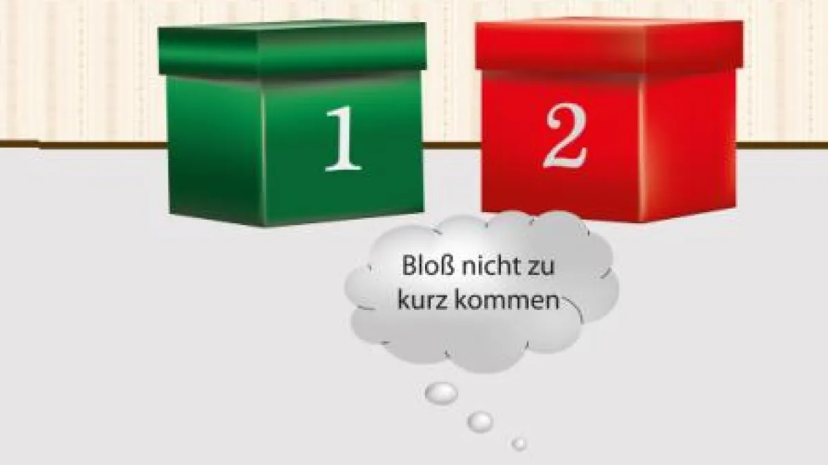 Die Angst zu kurz zu kommen motiviert uns