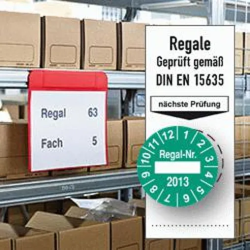 Bild: Einiges auf Lager - Regalinspektion nach EN 15635