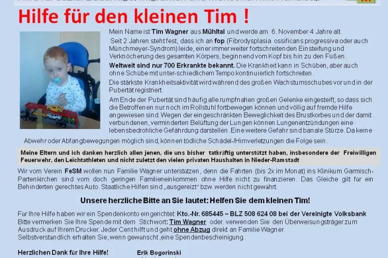 Bild: Hilfe für den kleinen Tim