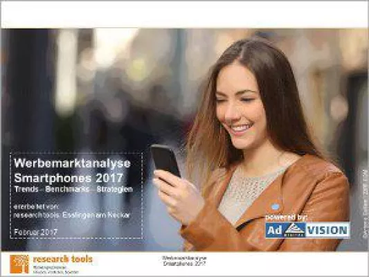 Bild: Smartphonewerbung mit hoher Werberkonzentration