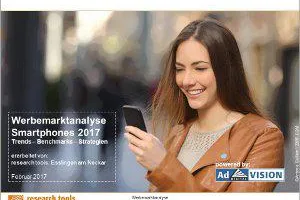 Smartphonewerbung mit hoher Werberkonzentration Bild: Smartphonewerbung mit hoher Werberkonzentration
