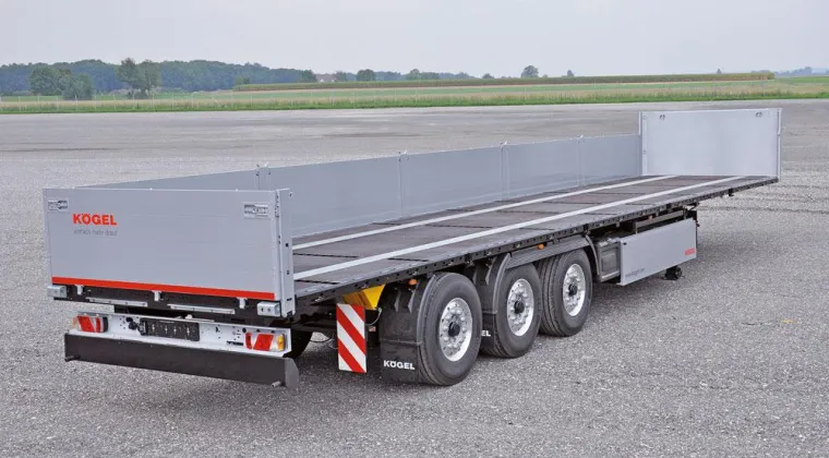 Kögel zeigt den neuen Baustoffsattel Multi Bild: Kögel zeigt den neuen Baustoffsattel Multi