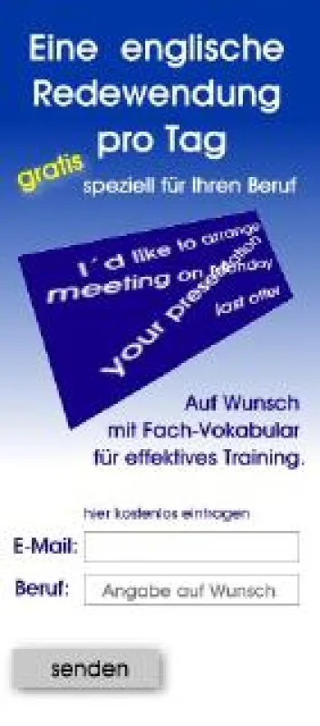 Eine englische Redewendung pro Tag für den Beruf