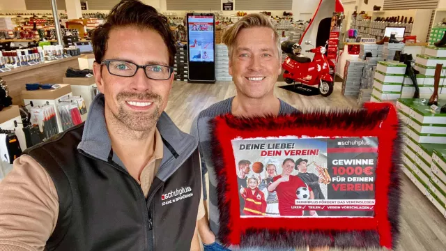 Bild: schuhplus - Schuhe in Übergrößen - startet Vereinsförderung