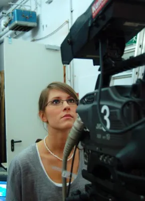 Bild: Studentisches Projekt „Campus TV“ - Vierte Ausgabe am 12.08.2008 im Bielefelder Kanal 21