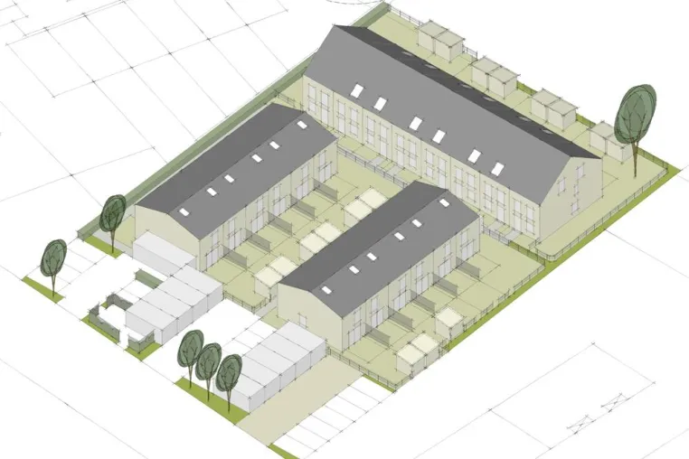Das volle Dutzend Lebensfreude: Deutsche Reihenhaus baut in Fürth den Wohnpark „Eigenes Heim“ Bild: Das volle Dutzend Lebensfreude: Deutsche Reihenhaus baut in Fürth den Wohnpark „Eigenes Heim“