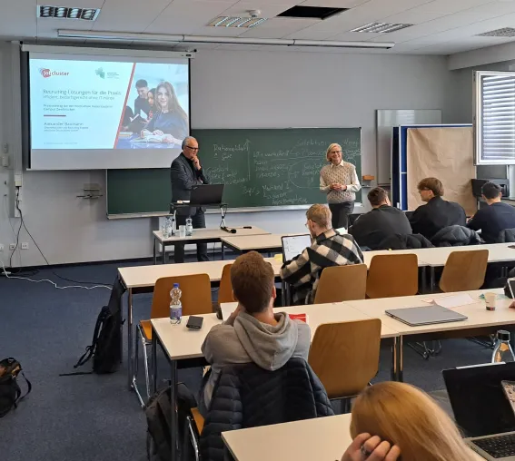 Recruiting-Lösungen für die Praxis: Praxisvortrag an der Hochschule Kaiserslautern Bild: Recruiting-Lösungen für die Praxis: Praxisvortrag an der Hochschule Kaiserslautern