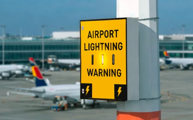 Bild: Neuartige Gewitterwarnsysteme reduzieren Ausfallzeiten im Flughafenbetrieb