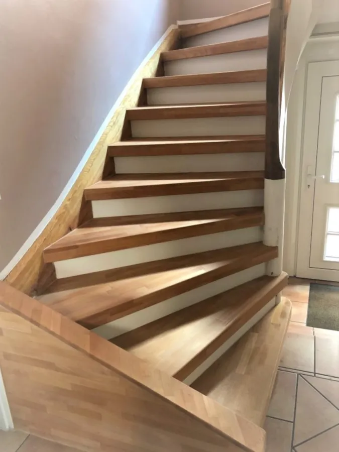 Treppe mit Flexistep Buche renoviert