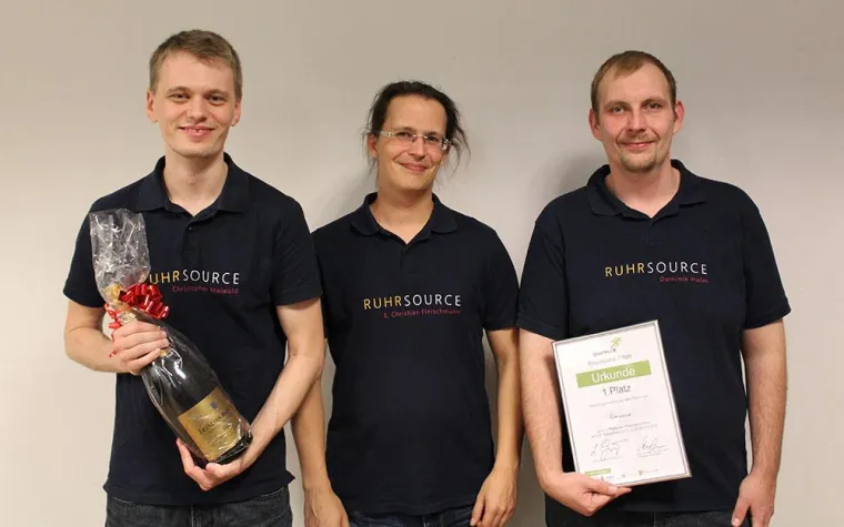 Bild: RUHRSOURCE aus Bochum gewinnen 24. Rheinland-Pitch in Köln