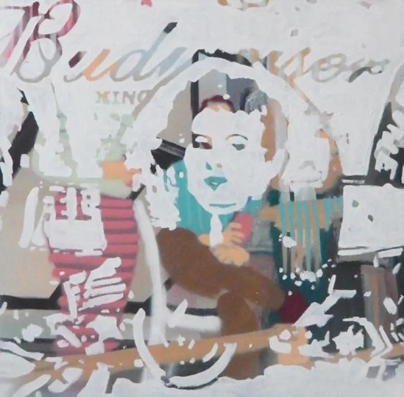 David Murcia, ohne Titel, 100 x 100 cm ©David Murcia/100 kubik. 2014