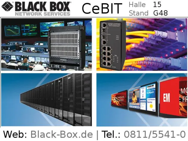 Bild: CeBIT 2015: Margenstarke Netzwerk-Projekte mit dem Black Box-Partnerprogramm