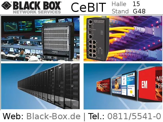 Bild: CeBIT 2015: Margenstarke Netzwerk-Projekte mit dem Black Box-Partnerprogramm
