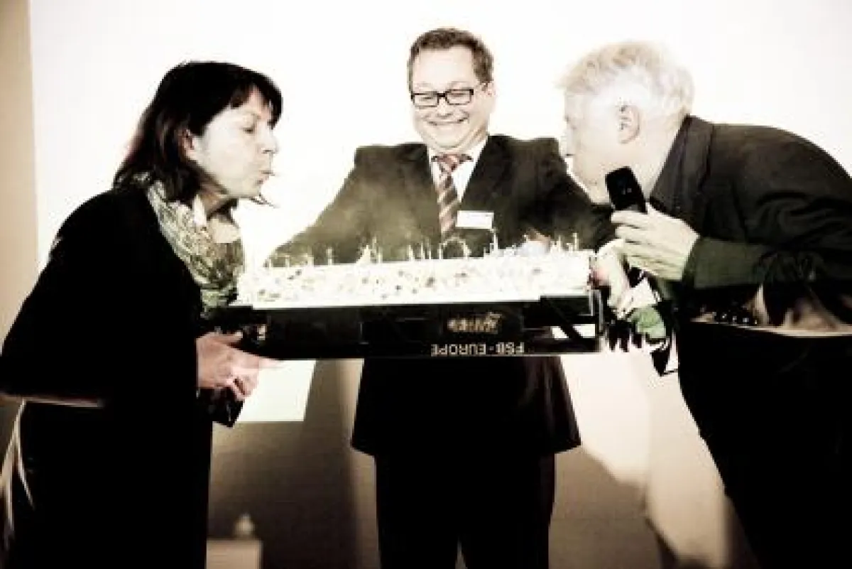 Geschaeftsfuehrung Fr. Miram, Hr. Riethmueller