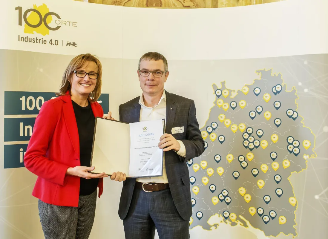 Steffen Himstedt bei der Verleihung in Stuttgart, Foto: Martin Storz