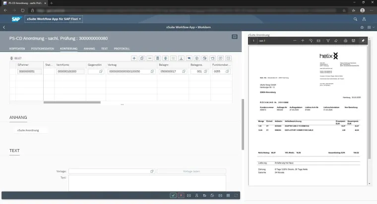 Bild: Neues Release der xSuite-Public-Sector-Lösung für die Eingangsrechnungsverarbeitung in SAP S/4HANA