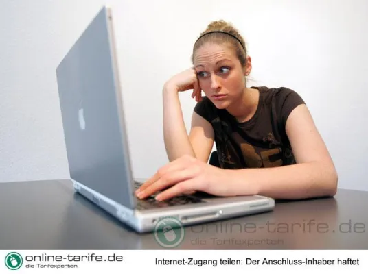 Bild: Internetzugang: Teilen kann gefährlich werden