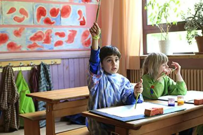 Bild: Trend zu längerem gemeinsamen Lernen: Waldorfschulen sehen sich durch den Bildungsbericht bestätigt