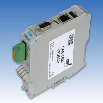 Bild: Kompakte, modulare SPS mit InRailBus für CBX-E/As (CAN-CBX-CPU5201)