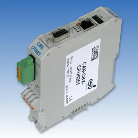 Bild: Kompakte, modulare SPS mit InRailBus für CBX-E/As (CAN-CBX-CPU5201)
