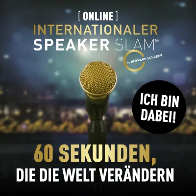 Bild: Speakerin Andrea Aupers beim Internationalen Speaker Slam