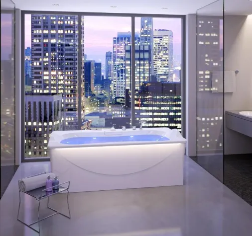 Bild: Luxus-Badewanne mit Unterwassermassagebehandlung