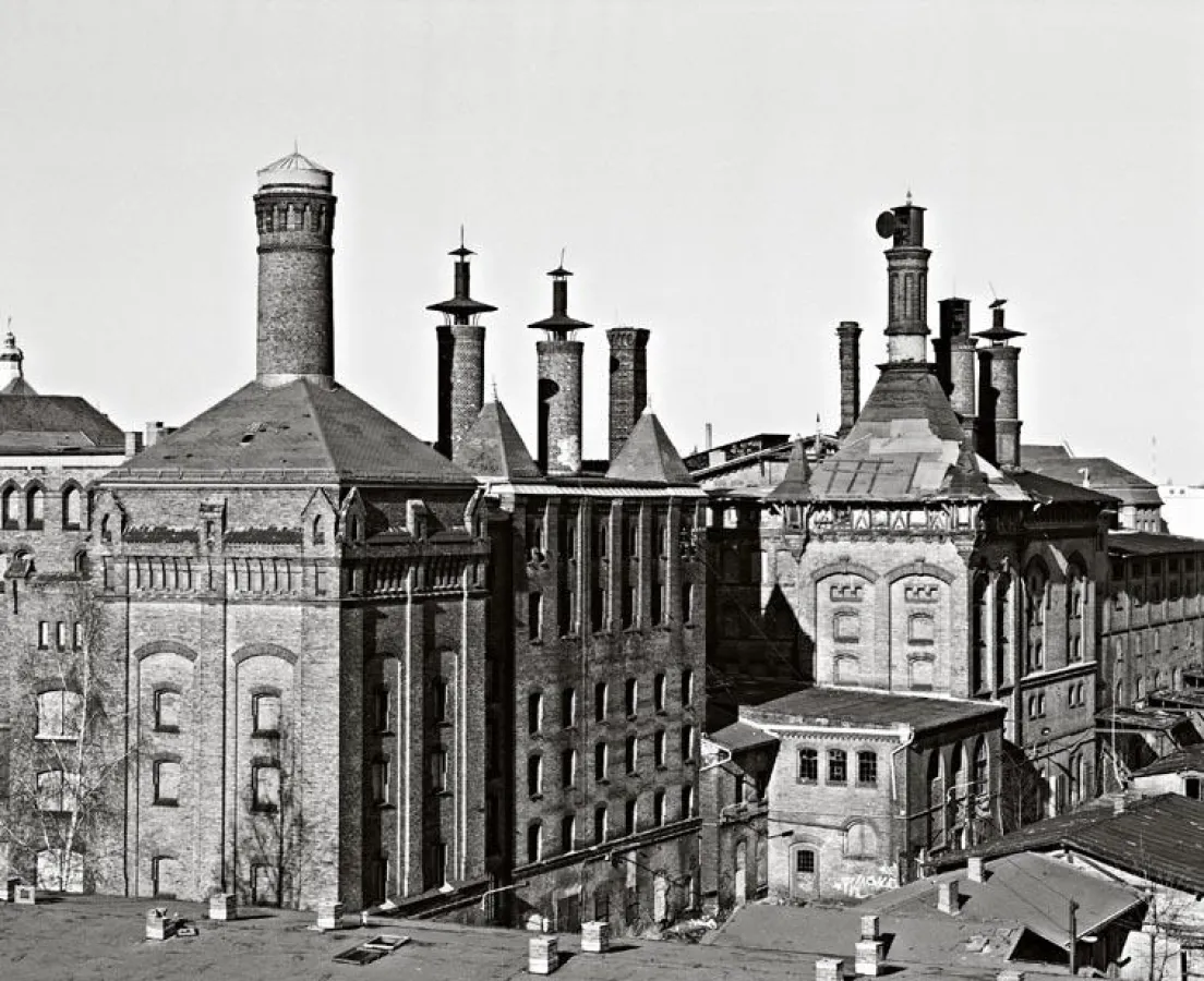 Historische Aufnahme Mälzerei um 1900