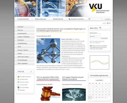 Bild: wilhelm innovative medien relauncht Internetauftritt des Verbands kommunaler Unternehmen (VKU)