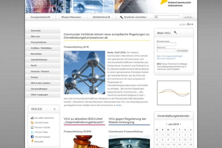 wilhelm innovative medien relauncht Internetauftritt des Verbands kommunaler Unternehmen (VKU) Bild: wilhelm innovative medien relauncht Internetauftritt des Verbands kommunaler Unternehmen (VKU)