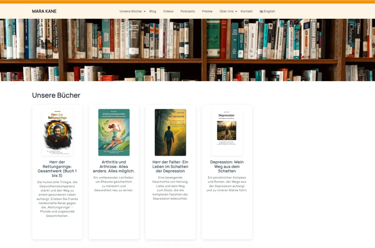 Gesundheit schenken mit Büchern von MARA KANE (© MARA KANE)