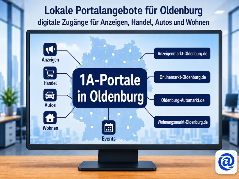 Bild: Oldenburg erhält mit 1A-Portale.de zentrale Einstiege für lokale Angebote und Handel