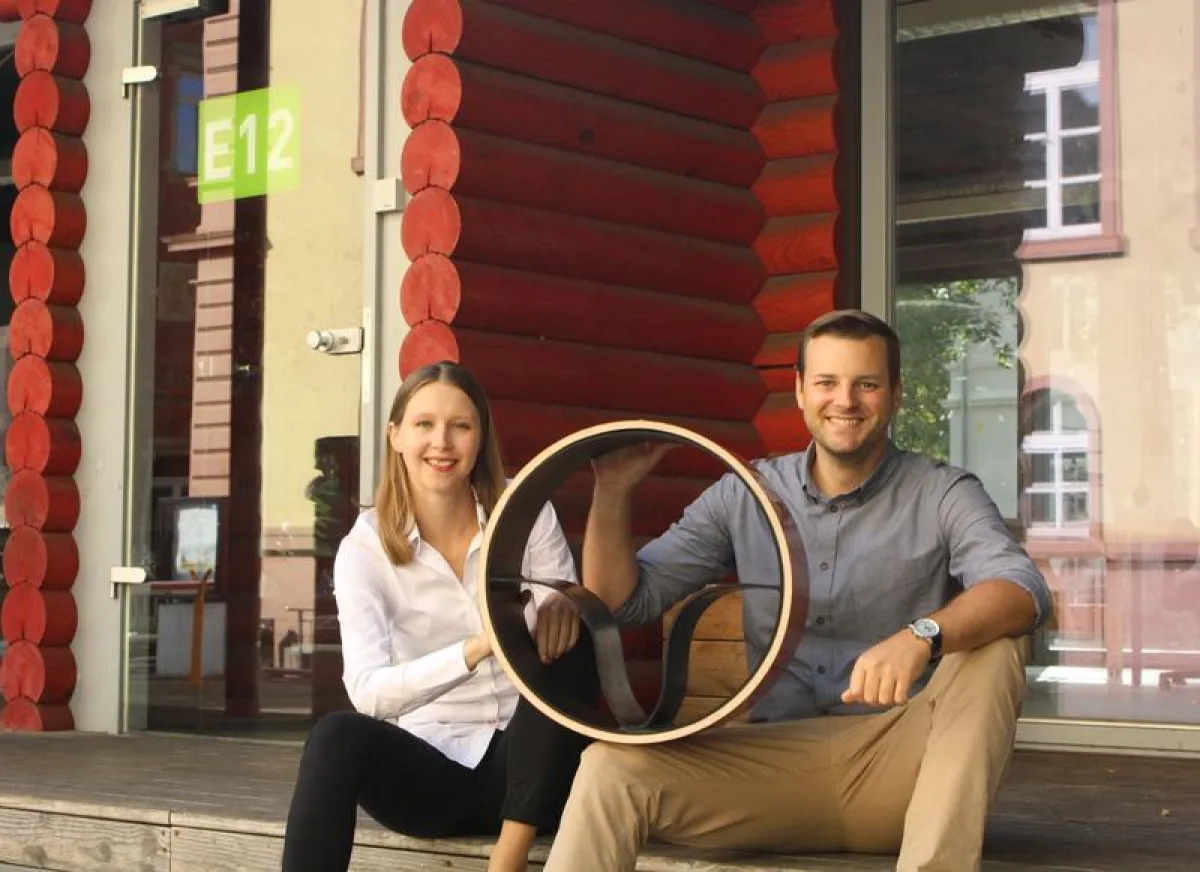 Ivana Hrisova und Pierre Büttner können ihre Geschäftsidee jetzt mit Unterstützung durch das „Exist-Gründerstipendium“ verwirklichen (Erhard Jakobs/THM)
