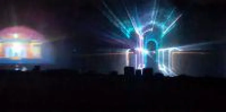 Bild: Faszination Lasershows im Kangla Fort in Manipur, Indien