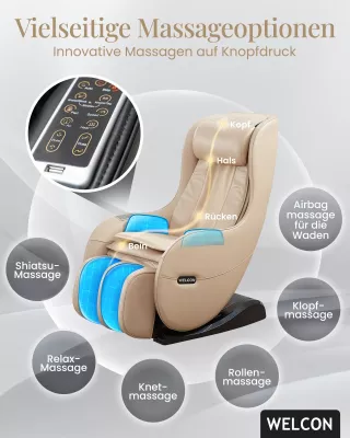 Bild: Massagesessel WELCON Easyrelaxx überzeugt im Test bei Sesselprofi
