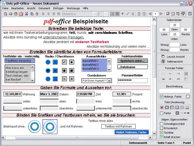 Bild: Das neue pdf-Office ist da. Professionelle PDF Formulare schnell und einfach erstellen