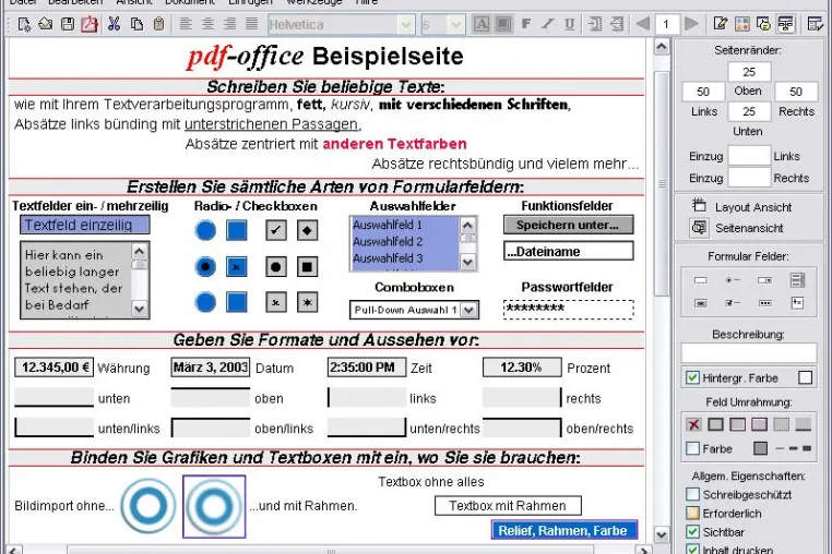 Bild: Das neue pdf-Office ist da. Professionelle PDF Formulare schnell und einfach erstellen