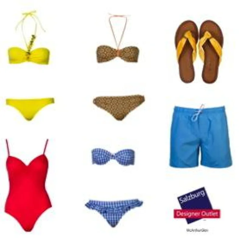 Designer Outlet Salzburg: Angesagte Bademoden von beliebten Lifestyle- und Designermarken
