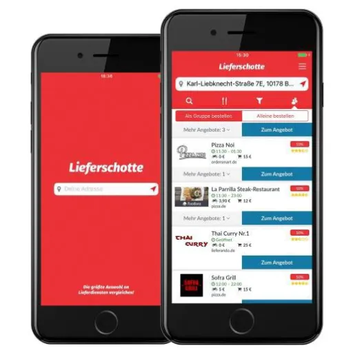Bild: Lieferschotte - die weltweit erste Meta-Suchmaschine für Essens-Lieferdienste mit Kampagnenstart auf CONDA