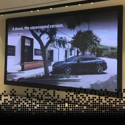 Bild: Erstklassige LED Screens für Porsche