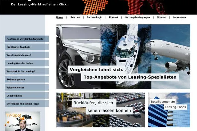 Das neue Leasing-Vergleichsportal leasing.de ist online Bild: Das neue Leasing-Vergleichsportal leasing.de ist online