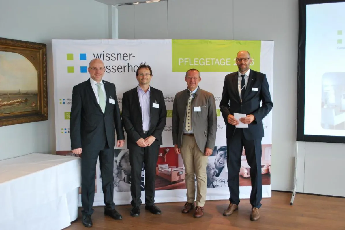 Ludger Severin, Vertriebsleiter von wissner-bosserhoff zeigte sich begeistert von den Pflegetagen