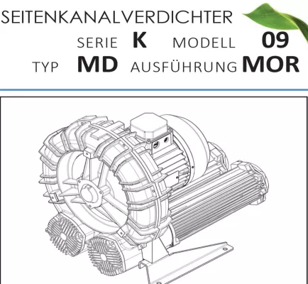 Bild: Seitenkanalverdichter - neue druckvolle Seitenkanalverdichter direkt vom Hersteller mit Schallschutzhabe