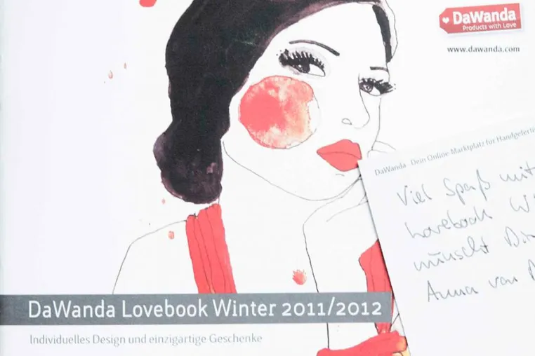 Bild: Zimelie hat es ins DaWanda-Lovebook Winter 2011/2012 geschafft