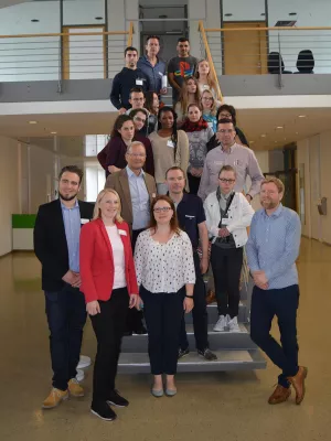 Bild: Französische Delegation erhält Einblicke in das BFW