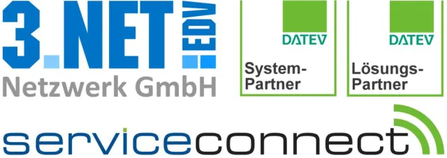 Bild: 3NET EDV GmbH mit der service-connect-Gruppe auf der CeBIT 2016