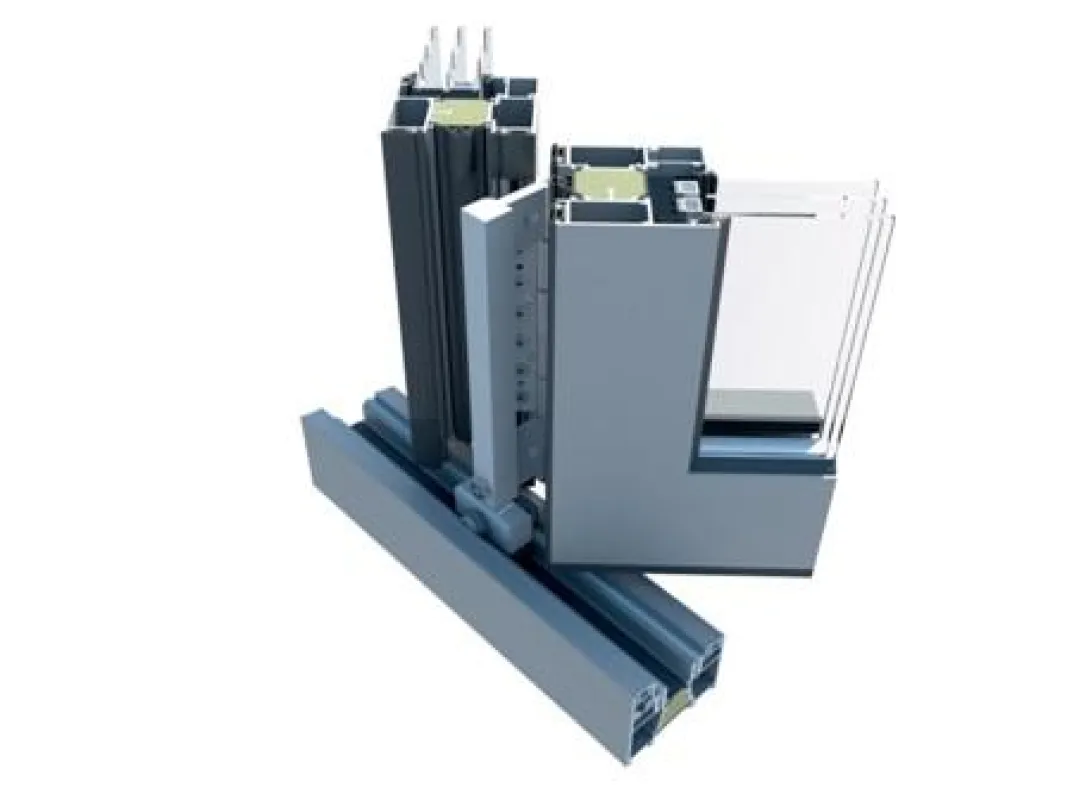 Ausgereifte Technik für gute Wärmedämmeigenschaften Die neue Faltwand der Serie F76 von TS Aluminium