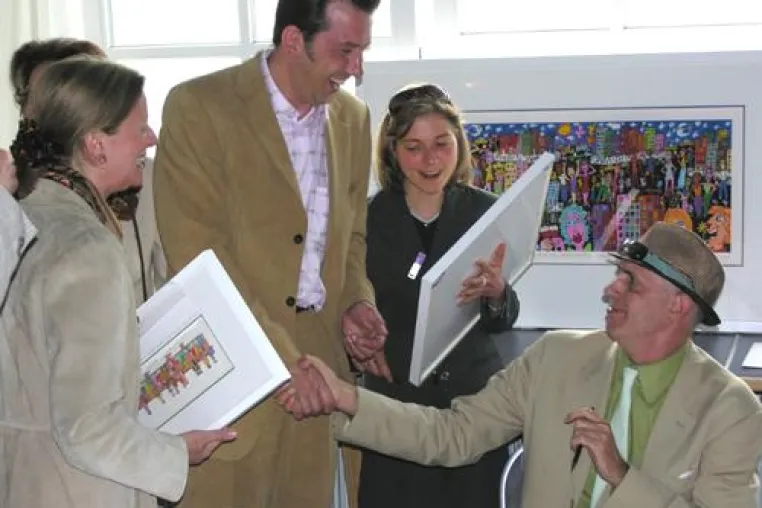 Bild: Freudl & Friends engagiert sich für James Rizzi