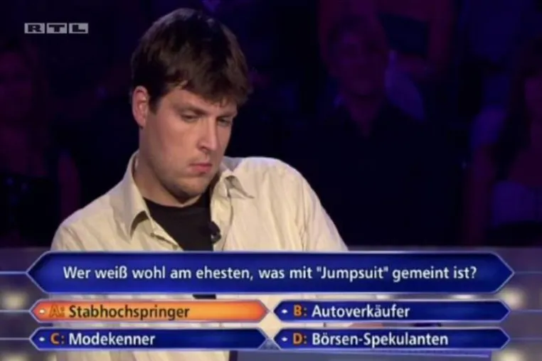 Ganz Deutschland fragt sich was ein Jumpsuit ist Bild: Ganz Deutschland fragt sich was ein Jumpsuit ist