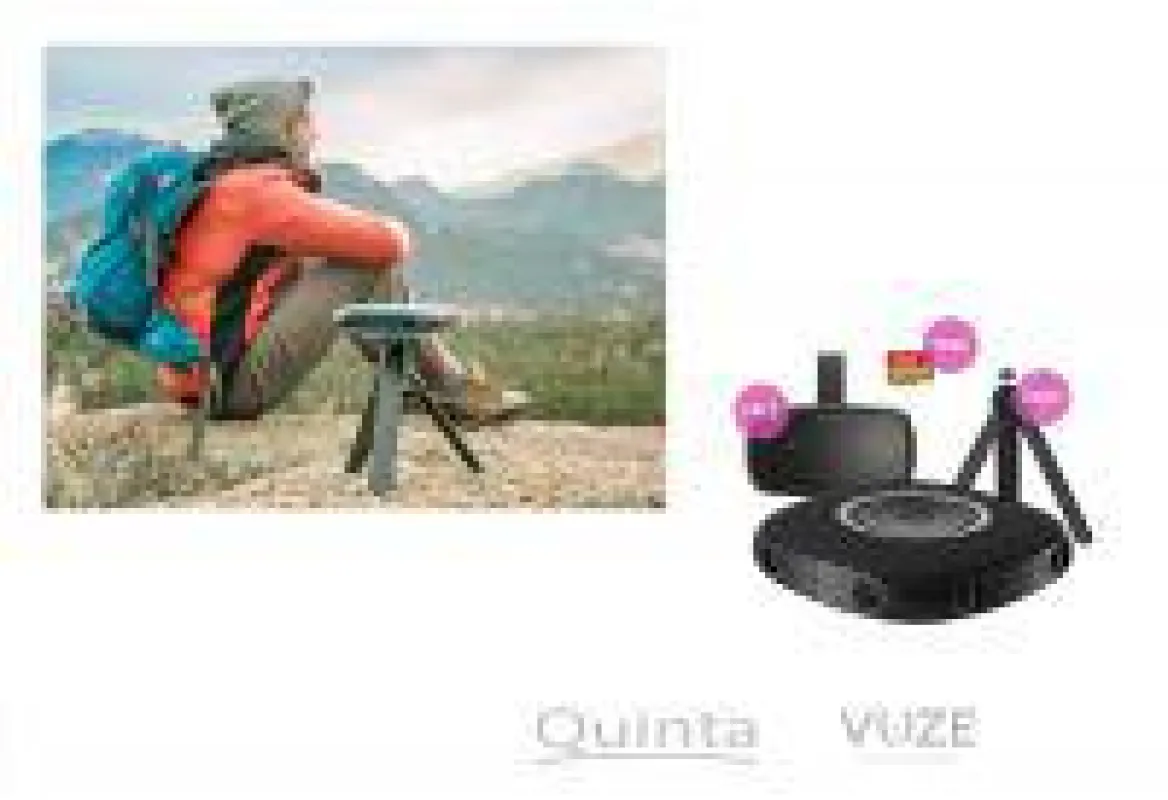 Die VUZE 360 Grad 3D Kamera ist jetzt auch als Bundle mit Stativ, VR Brille und Speicherkarte erhältlich.