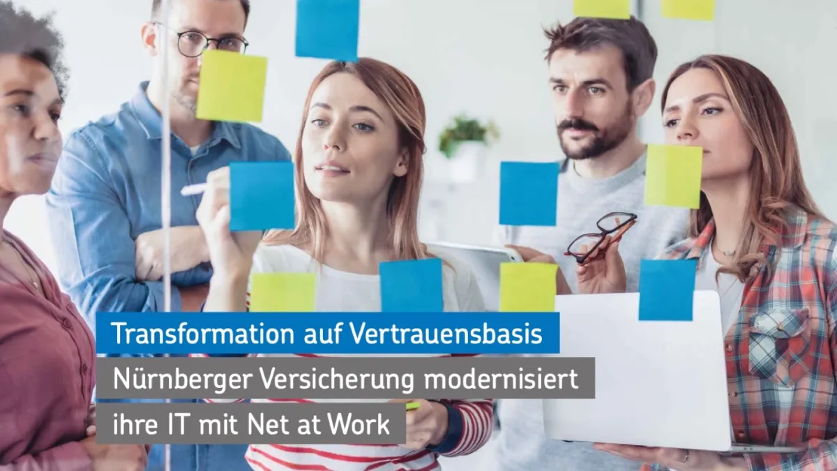 Nürnberger Versicherung vertraut dem Expertenwissen von Net at Work 